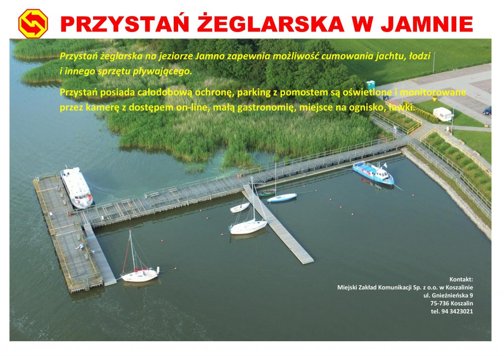 Przystań żeglarska w Jamnie